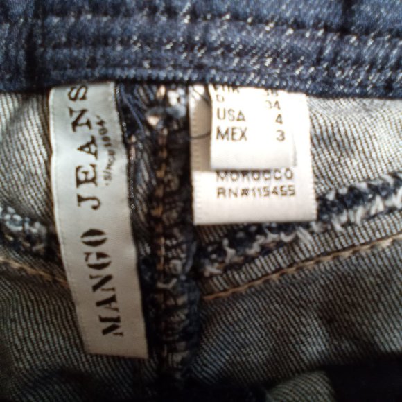 Mango Denim Mini Skirt, Size US 4 - Picture 6 of 10